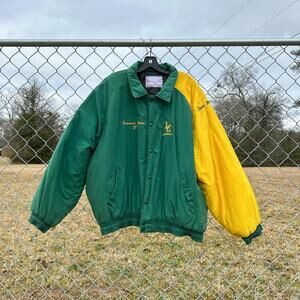 Green & Yellow Baseball Bomber/Varsity Jacket